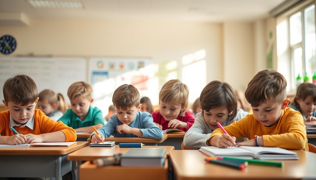 Students working in research laboratory